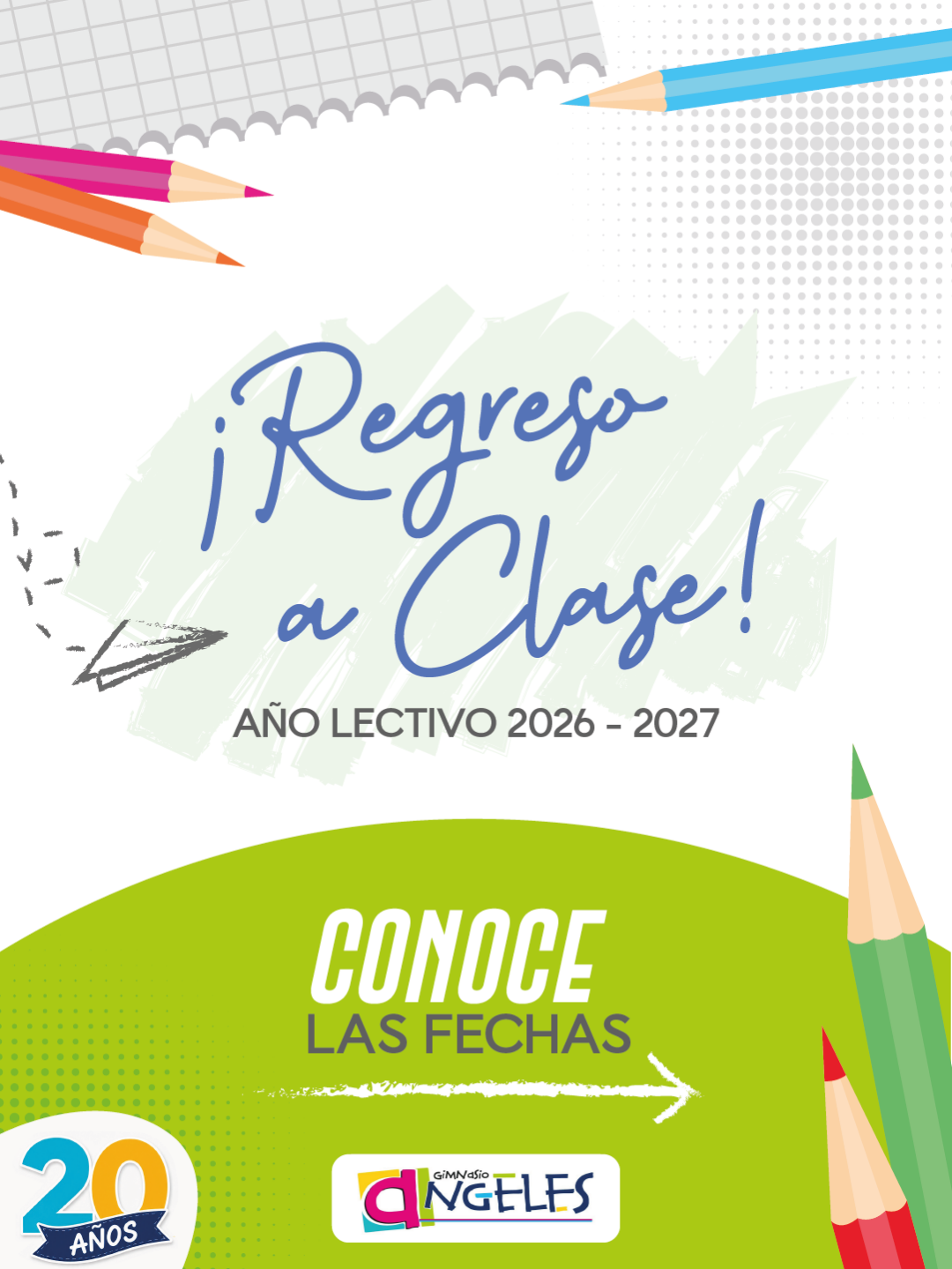 Todo listo para el regreso a clases! Consulte las fechas y horarios de ingreso para el año lectivo 2026-2027
