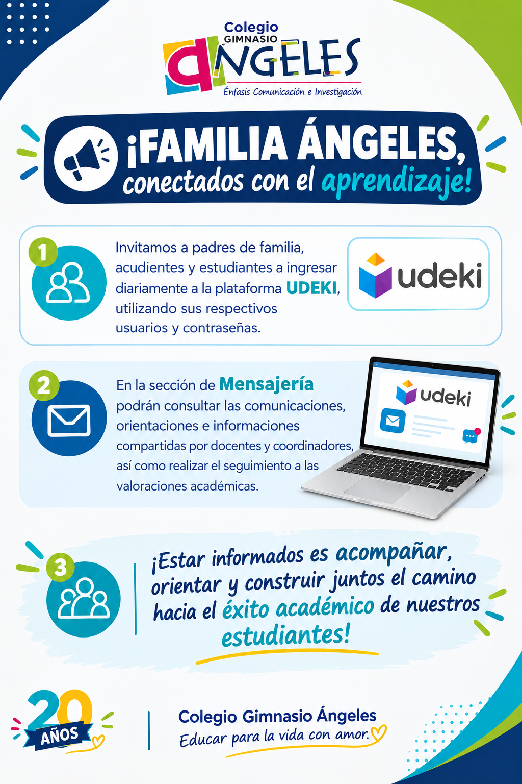 ¡Familia Ángeles, conectados con el aprendizaje!